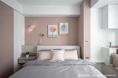 北歐房間油漆顏色 粉色牆壁